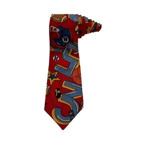 Beau Ties Boys Sports Numbers Basketball Baseball Football Necktie